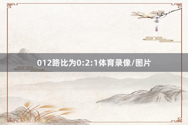 012路比为0:2:1体育录像/图片