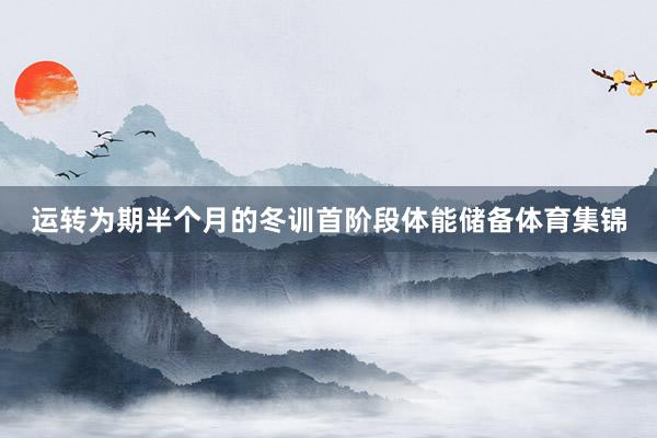 运转为期半个月的冬训首阶段体能储备体育集锦