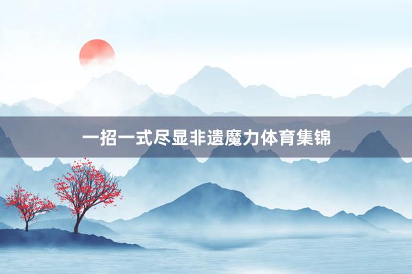一招一式尽显非遗魔力体育集锦
