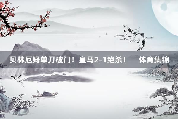 贝林厄姆单刀破门！皇马2-1绝杀！    体育集锦