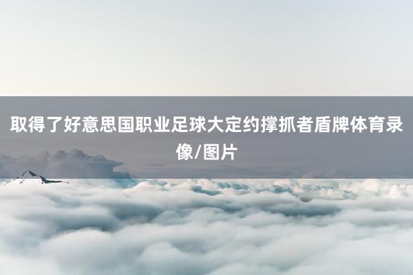 取得了好意思国职业足球大定约撑抓者盾牌体育录像/图片