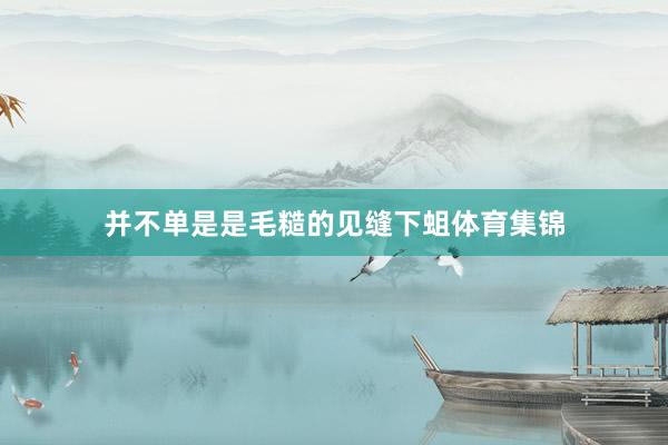 并不单是是毛糙的见缝下蛆体育集锦