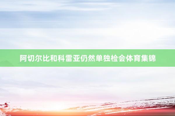 阿切尔比和科雷亚仍然单独检会体育集锦