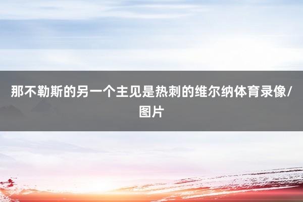 那不勒斯的另一个主见是热刺的维尔纳体育录像/图片