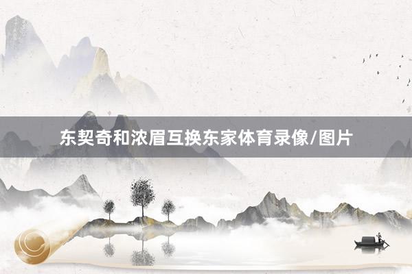 东契奇和浓眉互换东家体育录像/图片