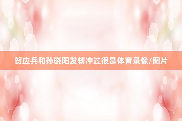 贺应兵和孙晓阳发轫冲过很是体育录像/图片