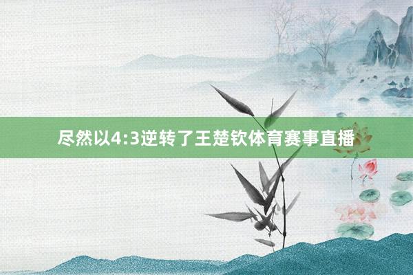 尽然以4:3逆转了王楚钦体育赛事直播