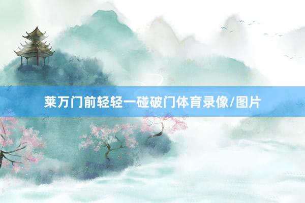莱万门前轻轻一碰破门体育录像/图片