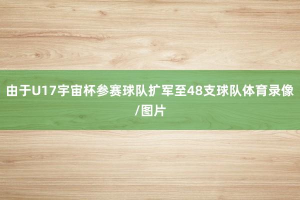 由于U17宇宙杯参赛球队扩军至48支球队体育录像/图片