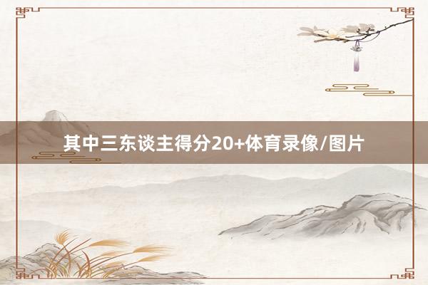 其中三东谈主得分20+体育录像/图片