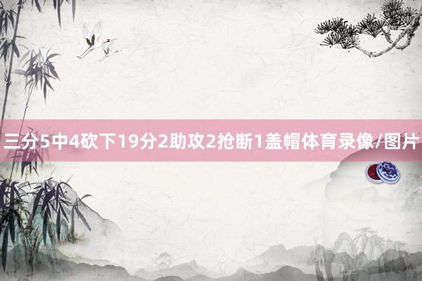 三分5中4砍下19分2助攻2抢断1盖帽体育录像/图片