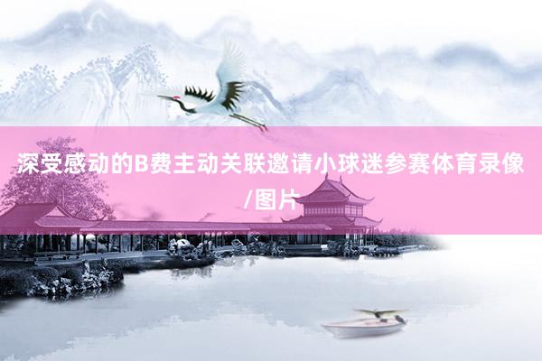 深受感动的B费主动关联邀请小球迷参赛体育录像/图片