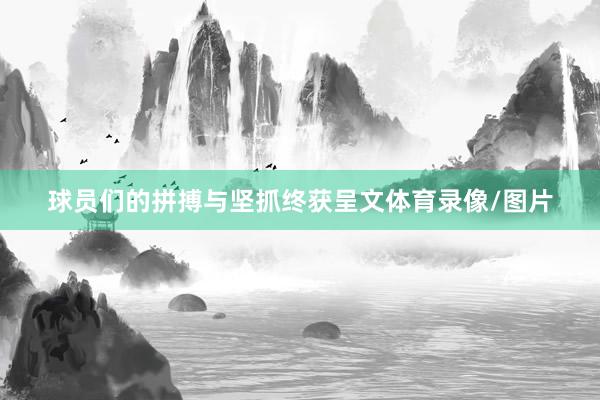 球员们的拼搏与坚抓终获呈文体育录像/图片