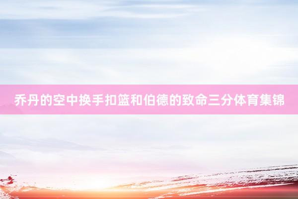 乔丹的空中换手扣篮和伯德的致命三分体育集锦