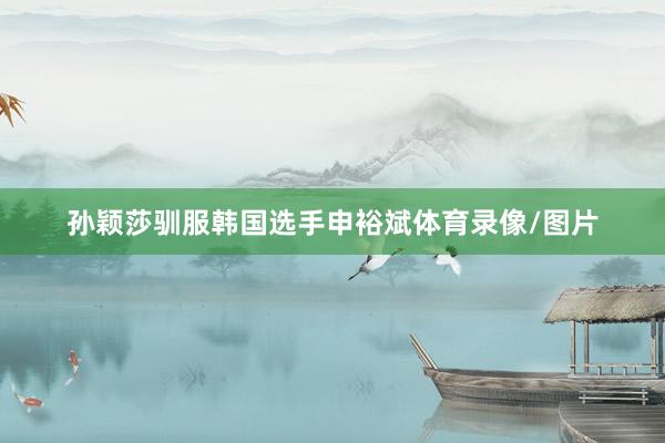 孙颖莎驯服韩国选手申裕斌体育录像/图片