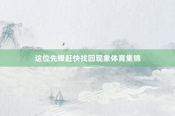 这位先锋赶快找回现象体育集锦