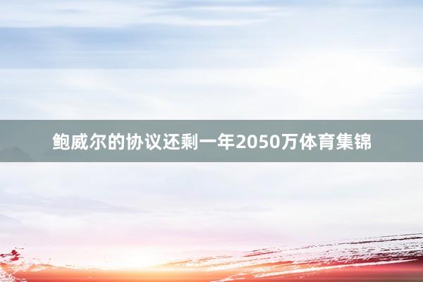 鲍威尔的协议还剩一年2050万体育集锦