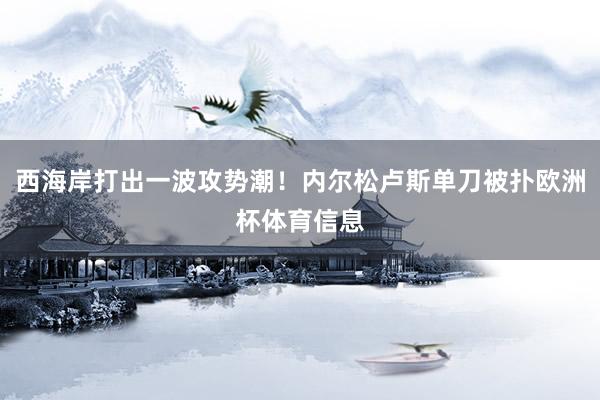 西海岸打出一波攻势潮！内尔松卢斯单刀被扑欧洲杯体育信息
