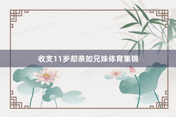 收支11岁却亲如兄妹体育集锦