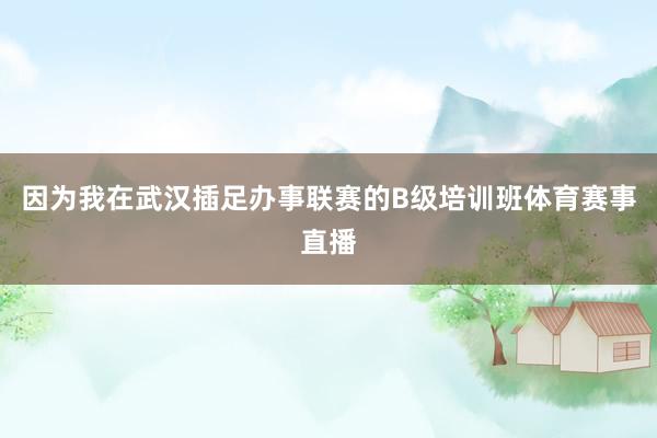 因为我在武汉插足办事联赛的B级培训班体育赛事直播