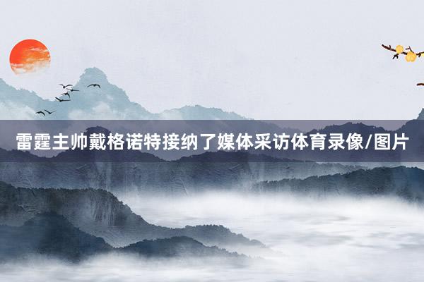雷霆主帅戴格诺特接纳了媒体采访体育录像/图片