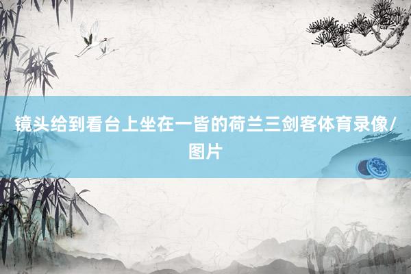 镜头给到看台上坐在一皆的荷兰三剑客体育录像/图片