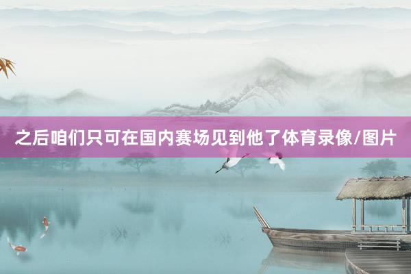 之后咱们只可在国内赛场见到他了体育录像/图片