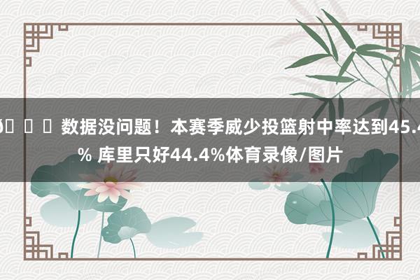 👀数据没问题！本赛季威少投篮射中率达到45.4% 库里只好44.4%体育录像/图片