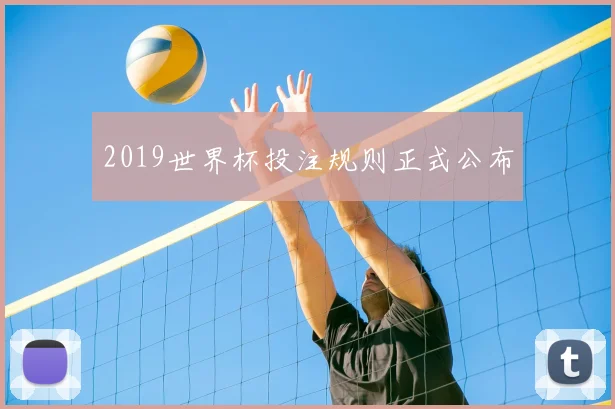 2019世界杯投注规则正式公布